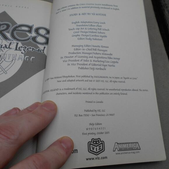 Ceres: Celestial Legend Vol 5: Mikage English Manga Yuu Watase 2003 - Picture 5 of 7